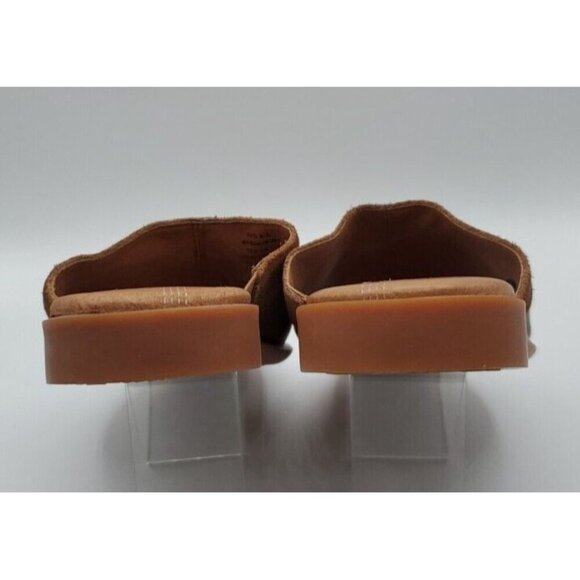 Kodiak Womens Alexi Brown Rust Leather Suede Slide Sandals Size 8.5 - Picture 11 of 13